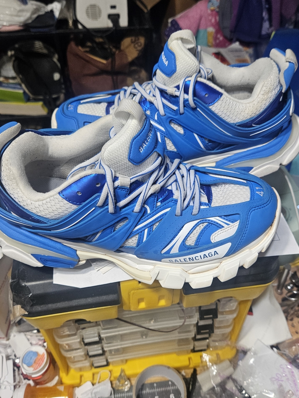 Balenciaga Track Led Blue Mens Or Womens - Picture 2 of 5